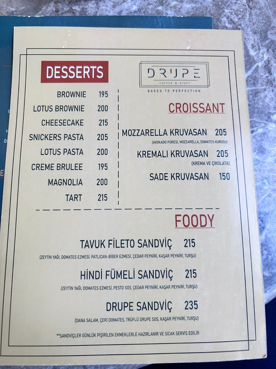 Menu Drupe Coffee & Stuff-3