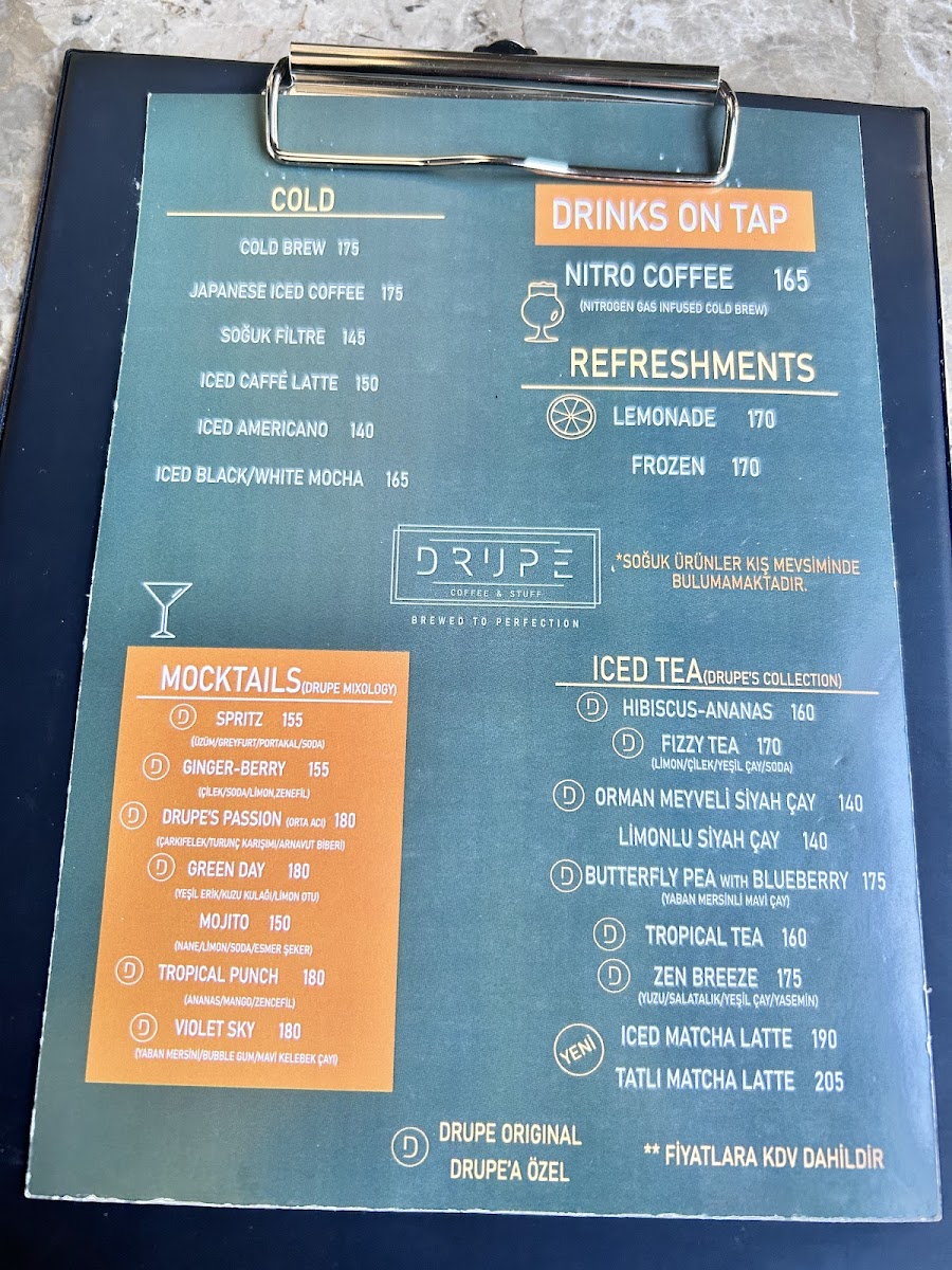 Menu Drupe Coffee & Stuff-4